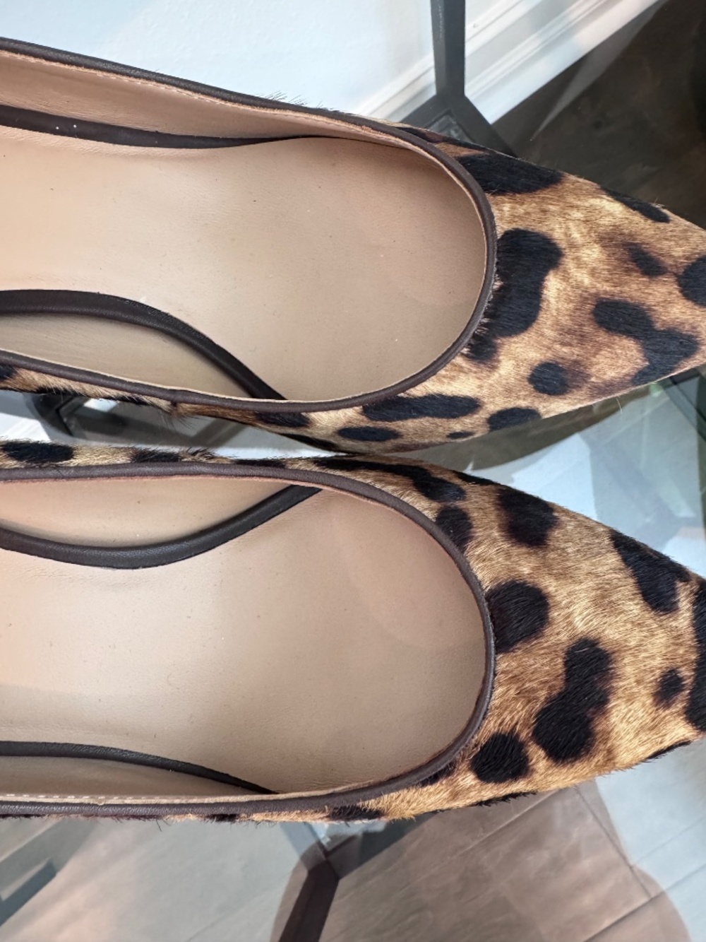 LAUREN RALPH LAUREN Woman’s Lanette Leather Calf Hair Pump Size 7.5 NWOB - Picture 3 of 13